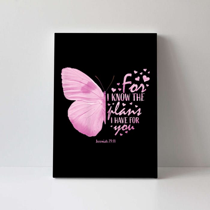 Religious Gifts Mom Women Christian Bible Verse Butterfly Canvas