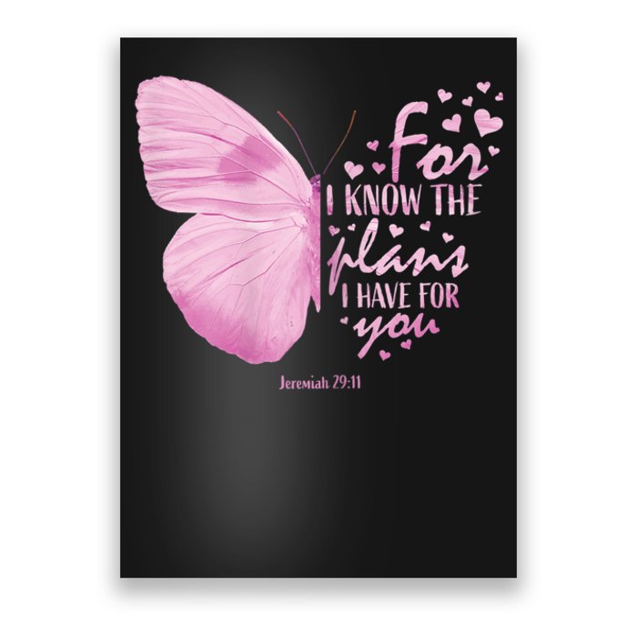 Religious Gifts Mom Women Christian Bible Verse Butterfly Poster