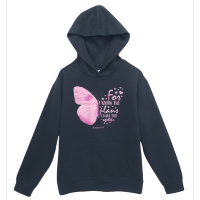 Religious Gifts Mom Women Christian Bible Verse Butterfly Urban Pullover Hoodie