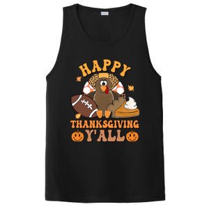 Retro Groovy Meet Me At The Pumpkin Patch Fall Thanksgiving Gift PosiCharge Competitor Tank