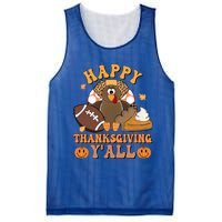 Retro Groovy Meet Me At The Pumpkin Patch Fall Thanksgiving Gift Mesh Reversible Basketball Jersey Tank