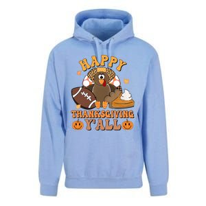 Retro Groovy Meet Me At The Pumpkin Patch Fall Thanksgiving Gift Unisex Surf Hoodie