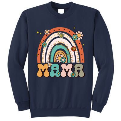 Retro Groovy Mama Matching Family Mother's Day Party Sweatshirt