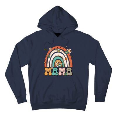 Retro Groovy Mama Matching Family Mother's Day Party Tall Hoodie