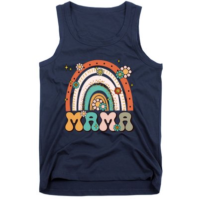 Retro Groovy Mama Matching Family Mother's Day Party Tank Top