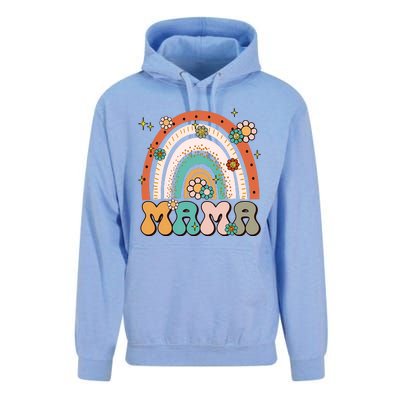 Retro Groovy Mama Matching Family Mother's Day Party Unisex Surf Hoodie