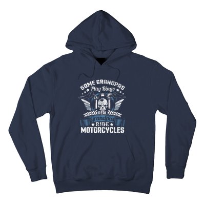 Real Grandpa Motorcycle Biker Gift Hoodie