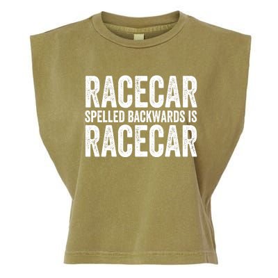 Racecar Gift Mechanic Fast Race Car Racing Funny Cute Gift Garment-Dyed Women's Muscle Tee