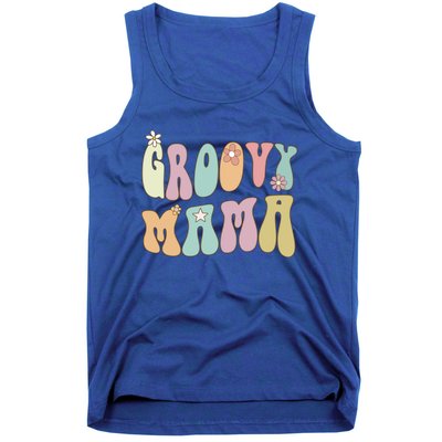 Retro Groovy Mama Birthday Mom Hippie Mothers Day Gift Tank Top