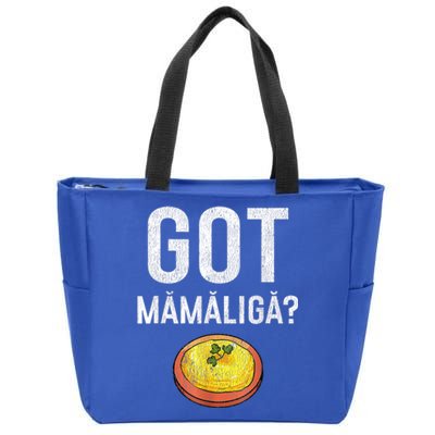 Romanian Got Mamaliga Romanian Zip Tote Bag