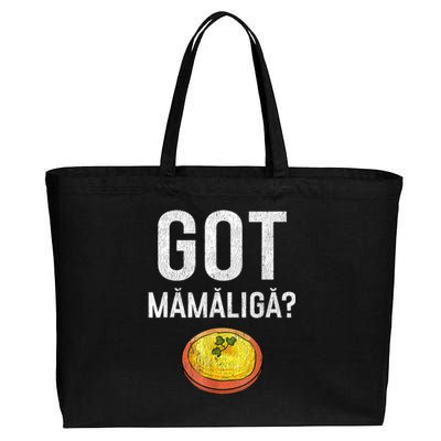 Romanian Got Mamaliga Romanian Cotton Canvas Jumbo Tote