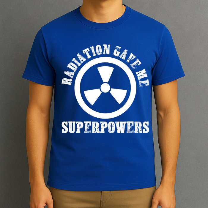 Radiation Gave Me Superpowers Cancer Therapy Chemo Warrior Gift T-Shirt