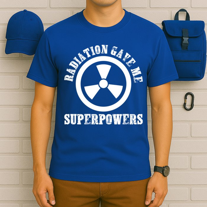 Radiation Gave Me Superpowers Cancer Therapy Chemo Warrior Gift T-Shirt