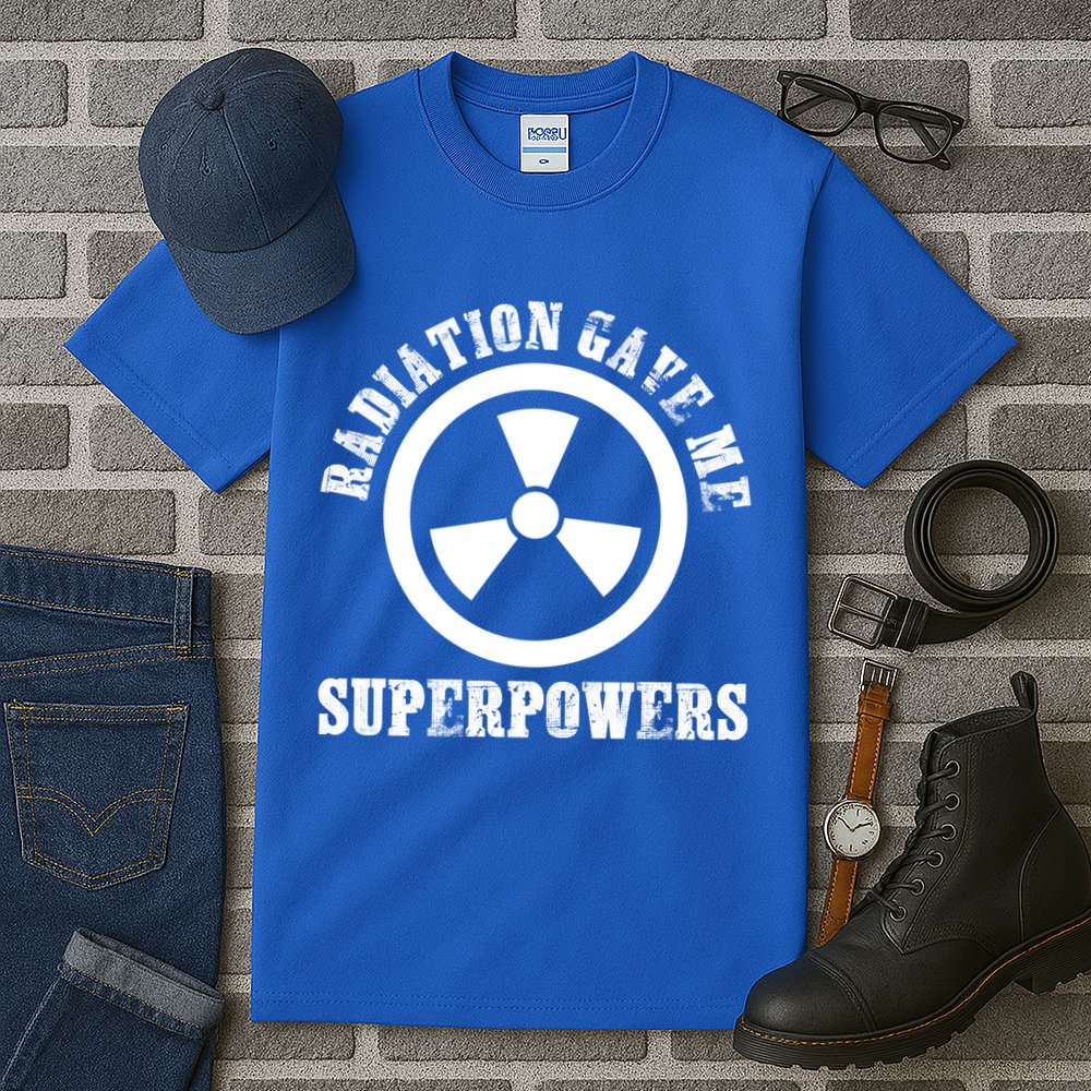 Radiation Gave Me Superpowers Cancer Therapy Chemo Warrior Gift Tall T-Shirt