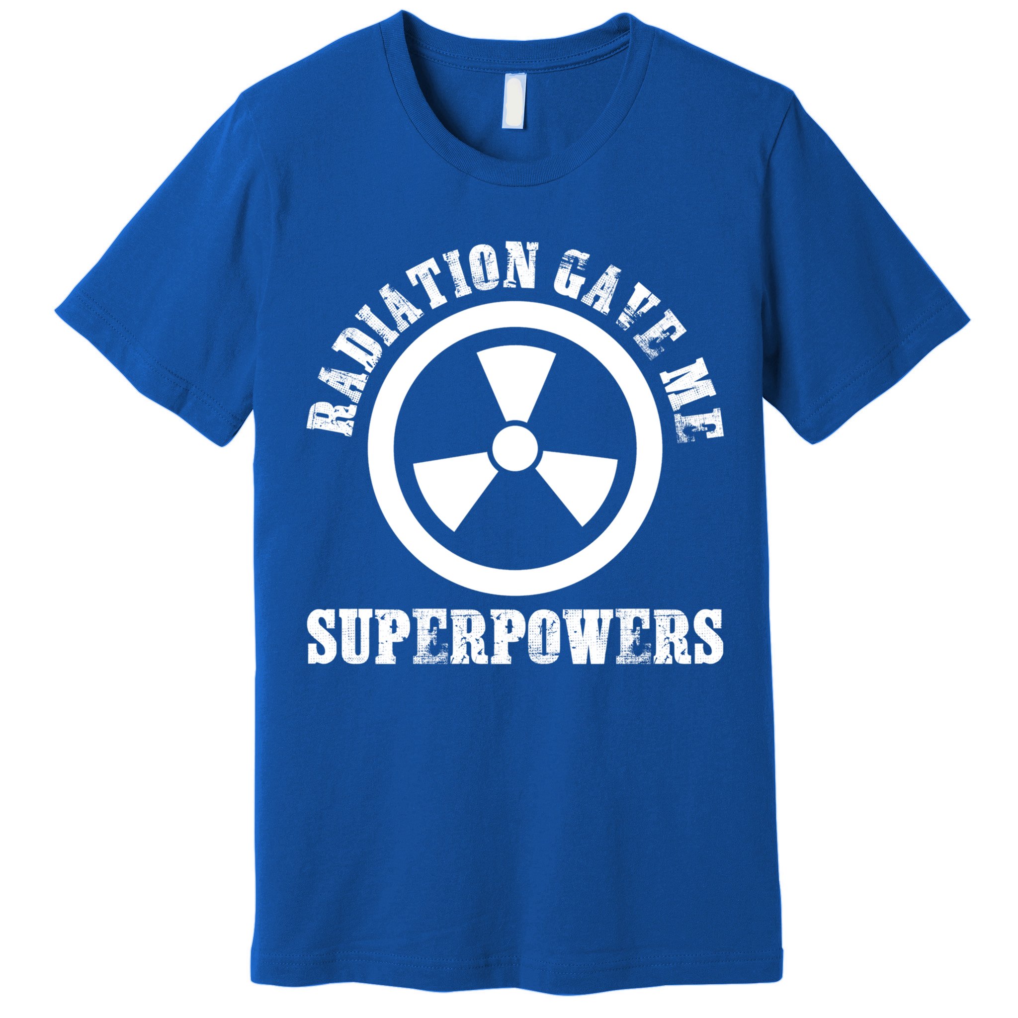 Radiation Gave Me Superpowers Cancer Therapy Chemo Warrior Gift Premium T-Shirt