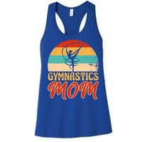 Retro Gymnastics Mom Vintage Artistic Gymnast Acrobatics Cool Gift Women's Racerback Tank