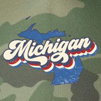 Retro Groovy Michigan Legacy Tie Dye Trucker Hat