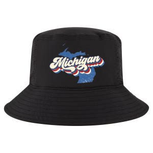 Retro Groovy Michigan Cool Comfort Performance Bucket Hat