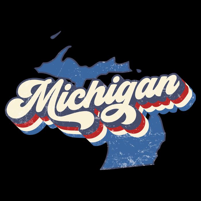 Retro Groovy Michigan Impact Tech Backpack