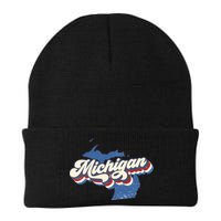 Retro Groovy Michigan Beanie