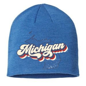 Retro Groovy Michigan Sustainable Beanie