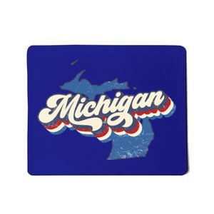 Retro Groovy Michigan Mousepad