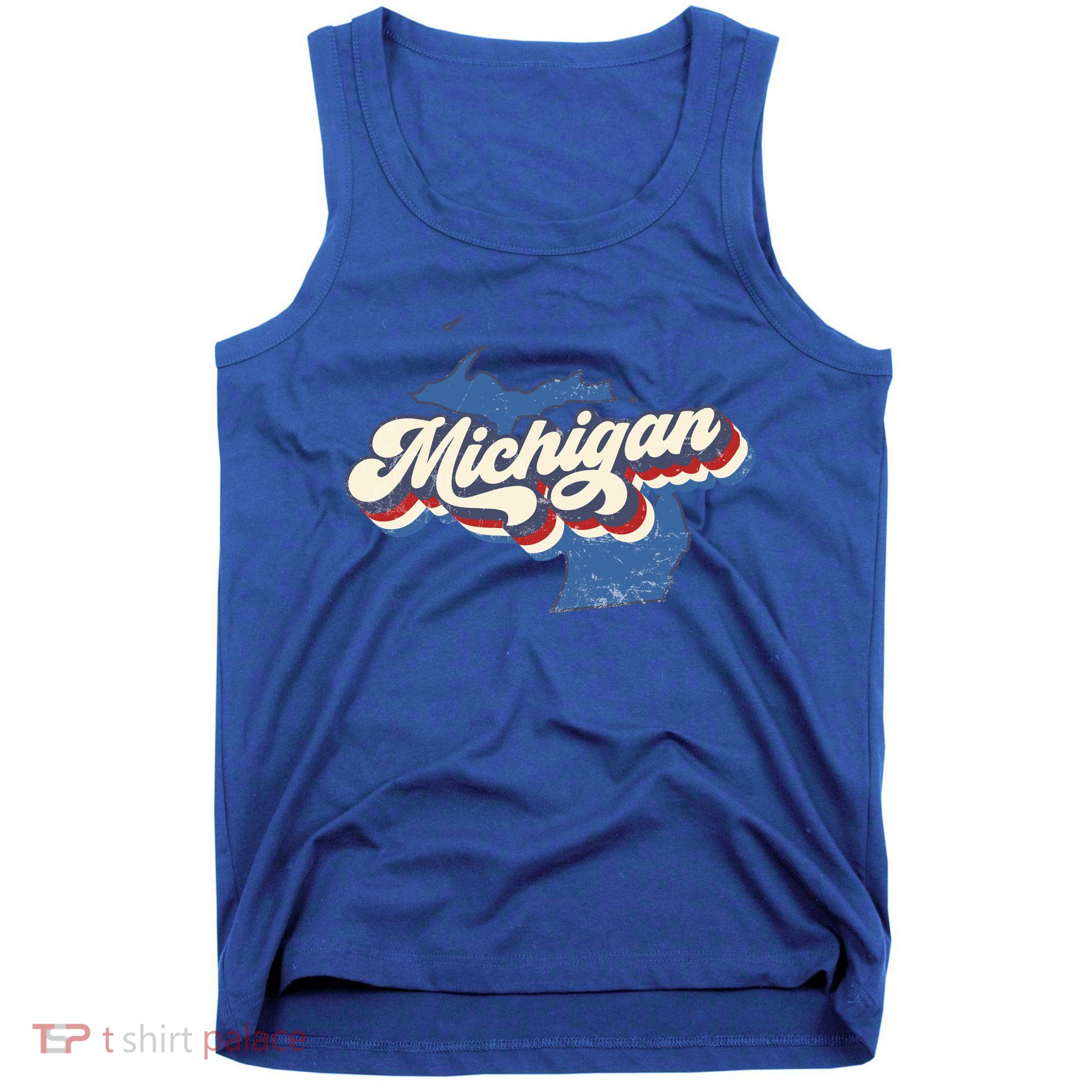 Retro Groovy Michigan Tank Top