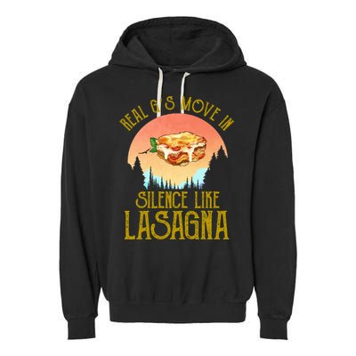 Real GS Move In Silence Like Lasagna Garment-Dyed Fleece Hoodie