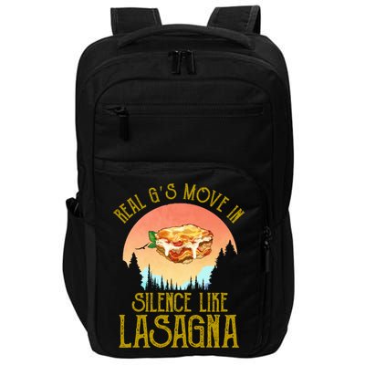 Real GS Move In Silence Like Lasagna Impact Tech Backpack