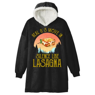 Real GS Move In Silence Like Lasagna Hooded Wearable Blanket