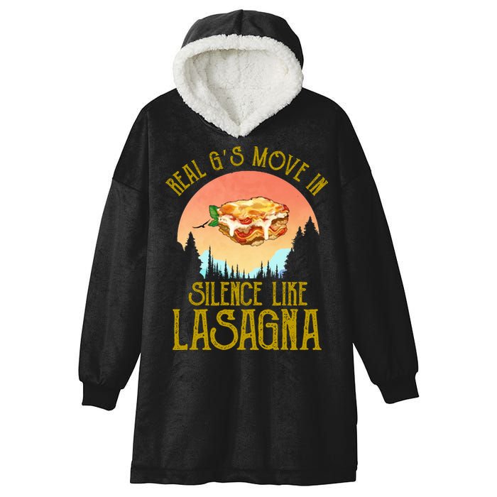 Real GS Move In Silence Like Lasagna Hooded Wearable Blanket