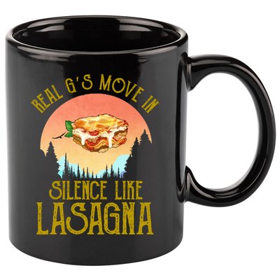 Real GS Move In Silence Like Lasagna 11oz C Handle Ceramic Mug