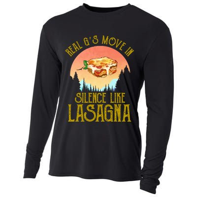 Real GS Move In Silence Like Lasagna Cooling Performance Long Sleeve Crew