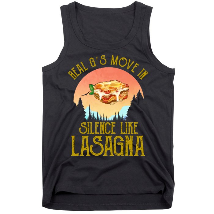 Real GS Move In Silence Like Lasagna Tank Top