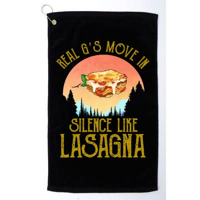 Real GS Move In Silence Like Lasagna Golf Towel