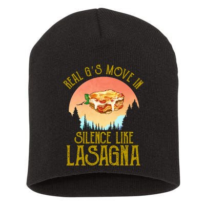 Real GS Move In Silence Like Lasagna Short Acrylic Beanie