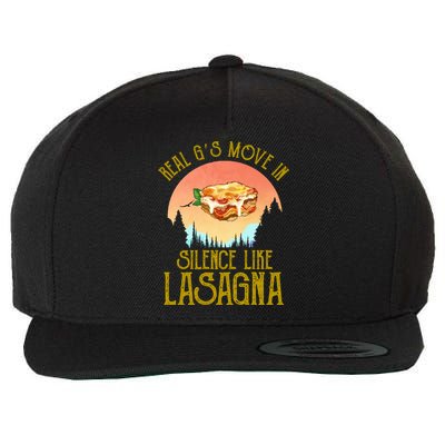 Real GS Move In Silence Like Lasagna Wool Snapback Cap