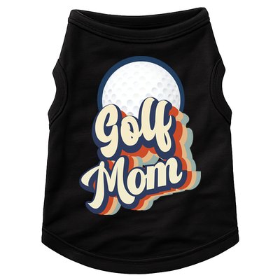 Retro Golf Mom Funny Golf Mom Gift For Mother's Day Doggie Tank