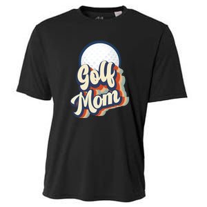 Retro Golf Mom Funny Golf Mom Gift For Mother's Day Cooling Performance Crew T-Shirt