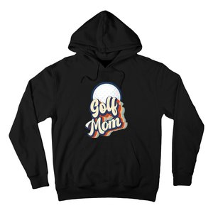 Retro Golf Mom Funny Golf Mom Gift For Mother's Day Hoodie