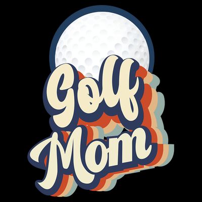Retro Golf Mom Funny Golf Mom Gift For Mother's Day T-Shirt