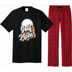 Retro Golf Mom Funny Golf Mom Gift For Mother's Day Pajama Set