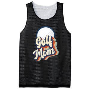 Retro Golf Mom Funny Golf Mom Gift For Mother's Day Mesh Reversible Basketball Jersey Tank