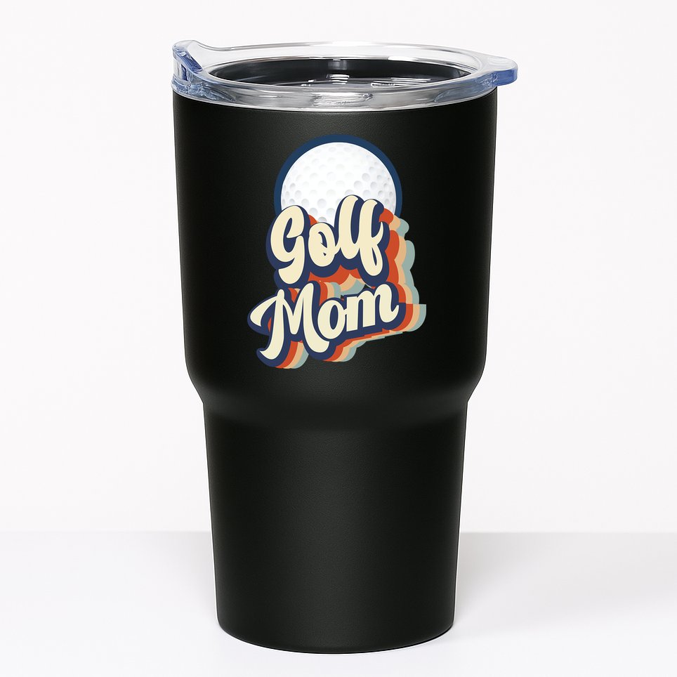 Retro Golf Mom Funny Golf Mom Gift For Mother's Day Tumbler