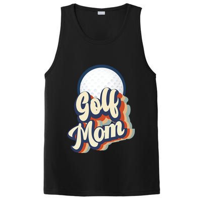 Retro Golf Mom Funny Golf Mom Gift For Mother's Day PosiCharge Competitor Tank
