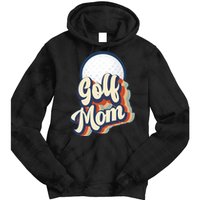 Retro Golf Mom Funny Golf Mom Gift For Mother's Day Tie Dye Hoodie