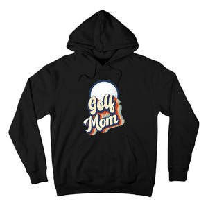 Retro Golf Mom Funny Golf Mom Gift For Mother's Day Tall Hoodie