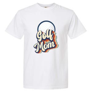 Retro Golf Mom Funny Golf Mom Gift For Mother's Day Garment-Dyed Heavyweight T-Shirt