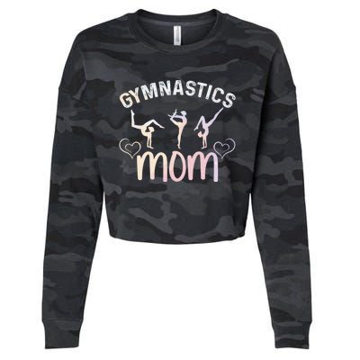 Rhythmic Gymnastics Mother Gymnastics Mom Gymnast Mom Gift Cropped Pullover Crew