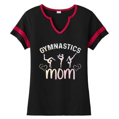 Rhythmic Gymnastics Mother Gymnastics Mom Gymnast Mom Gift Ladies Halftime Notch Neck Tee